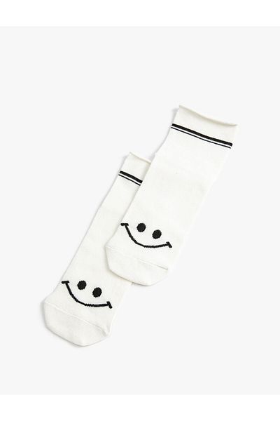 Koton Socket Socks Character Embroidered