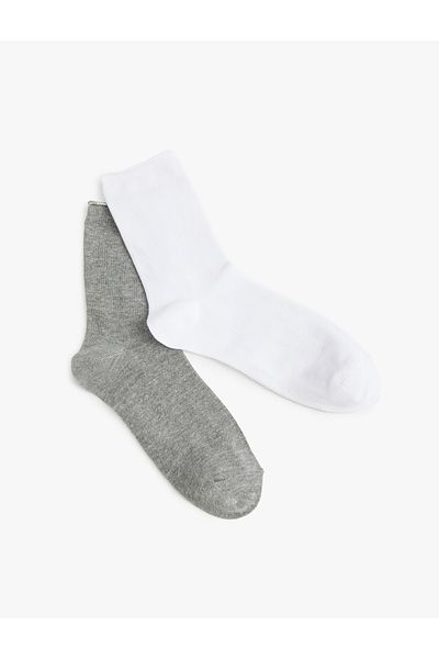 Koton Set de șosete de bază din 2 piese multicolore