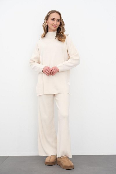 Qutu Butik 20025 Sterlight Collar Triko Suit