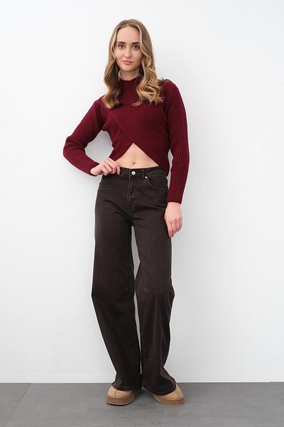 Qutu Butik 7658 PULOVER CU GULER CU DOUĂ PIEPTĂ SARDON