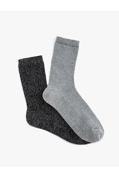 Koton Set of 2 Socks Metallic Multicolored