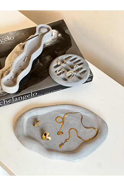 Allegorie.Co Incense Burner, Ring Holder and Decorative Plate Set of Three