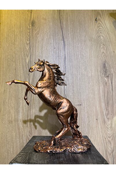 Ephesus Hediyelik Şahlanan At Heykel Biblo 31 cm