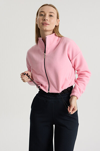 Perché طوق نسائي من الصوف بسحاب كامل