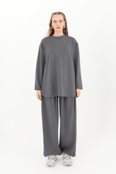 Puane Women's Scuba Fabric Double Suit with Leg Detail