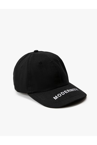 Koton Slogan Embroidered Cap Hat