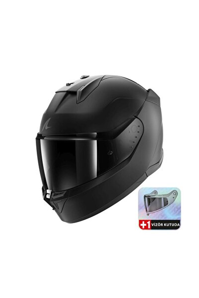 Shark D-Skwal 3 Dark Shadow Edition Mat Siyah Kask