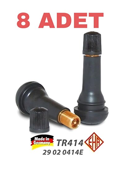 EHA Alligator Tr-414 Kauçuk Sibop Oto Lastik 8 Adet Set (A Kalite Sibop)