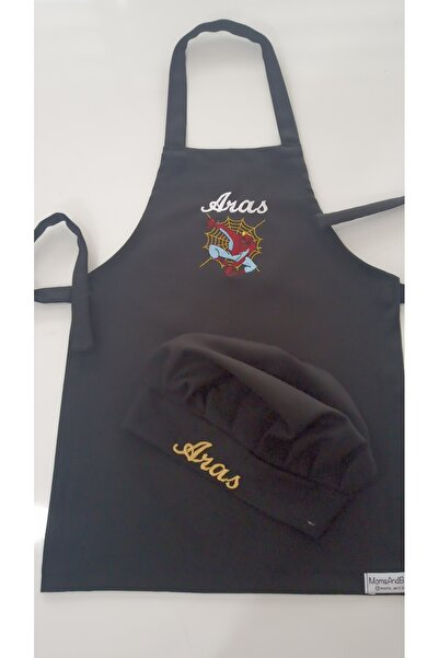 moms and babies Örümcek Adam Temalı Çocuk Mutfak Ve Etkinlik Ana Okulu Önlüğü...