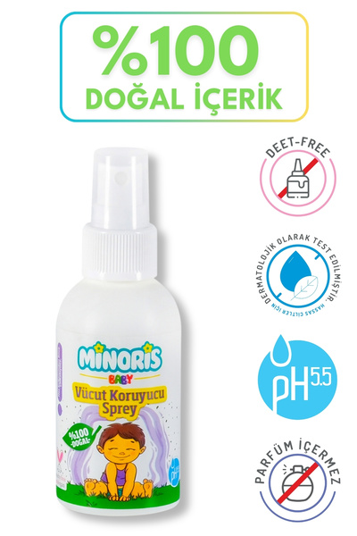 Minoris Baby Aftersun ve Vücut Koruyucu Sprey 2 li yaz seti