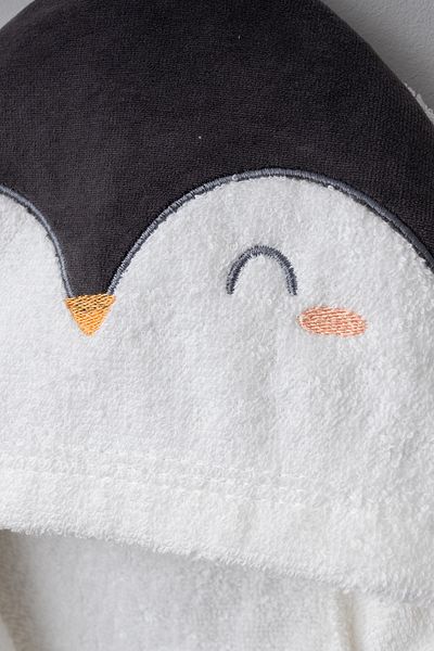 Bebitof Penguin Patterned Boxed 0-24 Month Bathrobe Set 2025 New Models // 5003 //