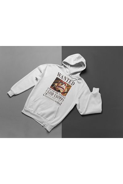 SEVBANO God Usopp Printed Unisex Oversize Anime Hoodie