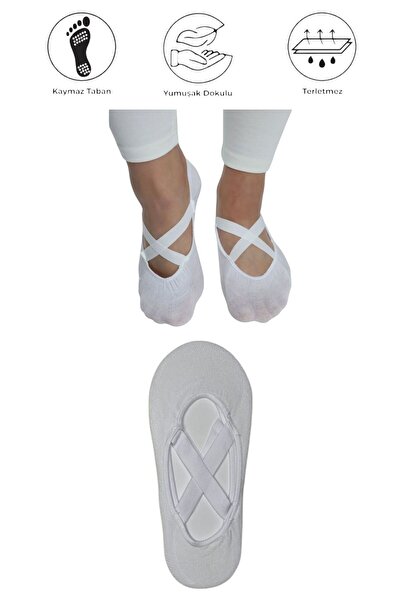 marufshop Чорапи за йога, пилатес, фитнес, танци и спорт с неплъзгаща се осно...