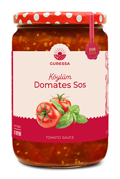 GURESSA Köylüm Domates Sosu 720 Gr Doğal Ev Yapımı