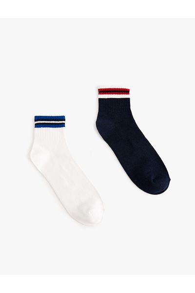 Koton Set de 2 șosete colorate de tenis