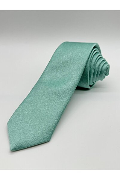 HARES Limited Edition Green Handmade Abraham Fabric Tie & Handkerchief