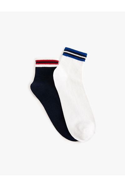 Koton Set de 2 șosete colorate de tenis