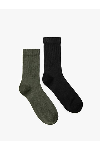 Koton Set de 2 șosete Socket Multicolor
