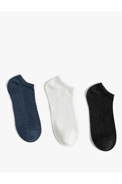 Koton Σετ 3 Basic Booties Κάλτσες - Πολύχρωμες