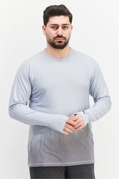 Puma Men Sportswear Fit Long Sleeve Training T-shirt, Pastel Blue