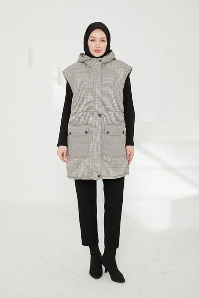 Armine TREND New Season Hooded Vest-24Kt556