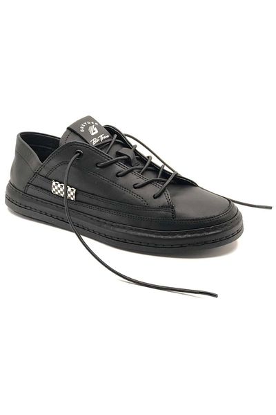 Greyder 33670 Zn Deri Comfort Sneaker Casual Kadın Ayakkabı Siyah