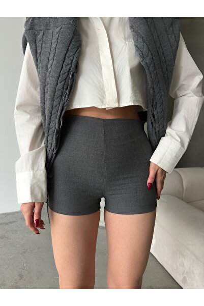 Babushka Yüksek Bel Şort