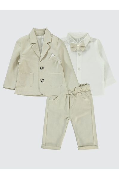 Concept. Beige Concept Baby Boy 4-Piece Set - 6-18 Months