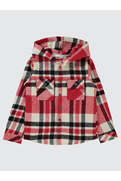 Civil Boys Erkek Çocuk Gömlek 6-9 Yaş Kırmızı