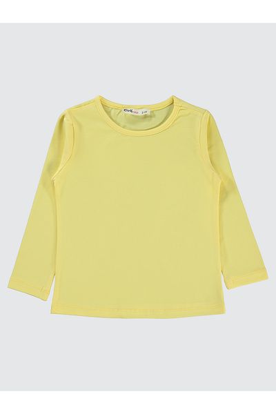 Civil Girls 2-5 Years Old Girl's Yellow Sweatshirt