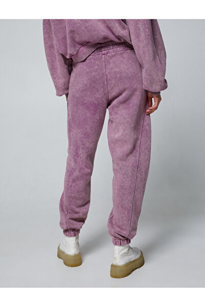 Koton Pantaloni de sport Jogger cu model batik, cusături elastice în talie, buzunar detaliat