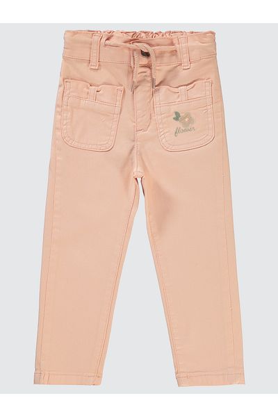 Civil Girls 2-5 Years Old Girl's Salmon Color Trousers