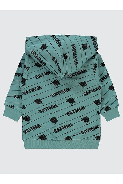 Batman 6-18 Months Baby Boy Pastel Green Cardigan