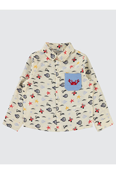 Civil Boys Cămașă băiat 2-5 ani - Ecru