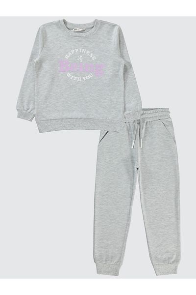 Civil Girls 6-9 Years Old Girl's Tracksuit Set - Karmelange