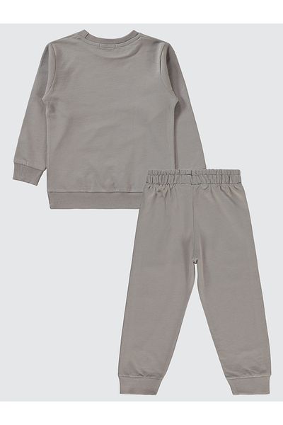 Civil Boys 2-5 Years Boy Gray Tracksuit Set