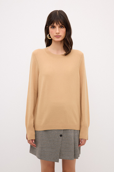 adL Bisiklet Yaka Kaşmir Karışımlı Triko Kazak