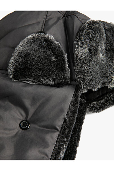 Koton Faux Fur Inner Surface - Snow Hat
