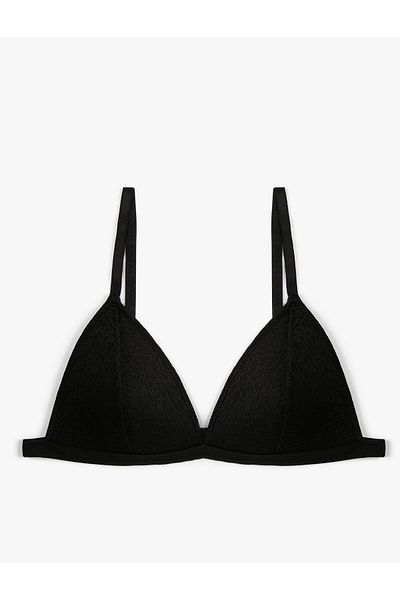 Koton Unsupported Bra Non-wireless Lace Unpadded