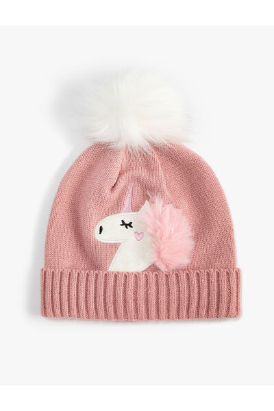 Koton Unicorn Bere Peluş Ponpon Detaylı