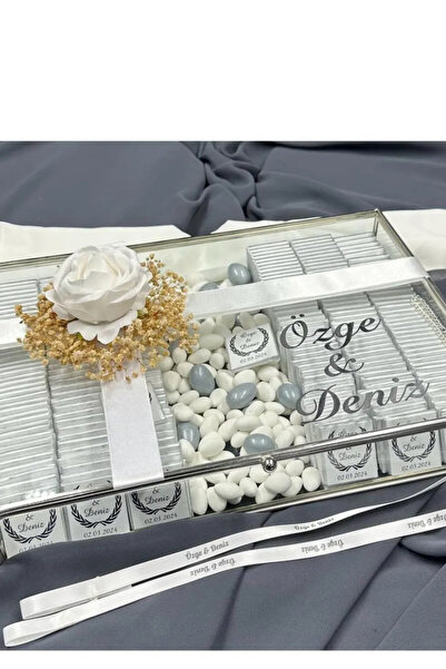 cloudhome Kız Isteme Çikolatası 100 Adet Gümüş