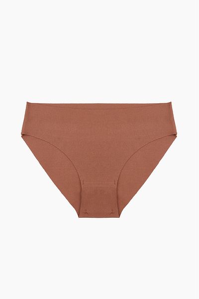 NBB Dusty Rose Light Brown Dark Brown 3-Piece Laser Cut Non-Marking Basic Panties