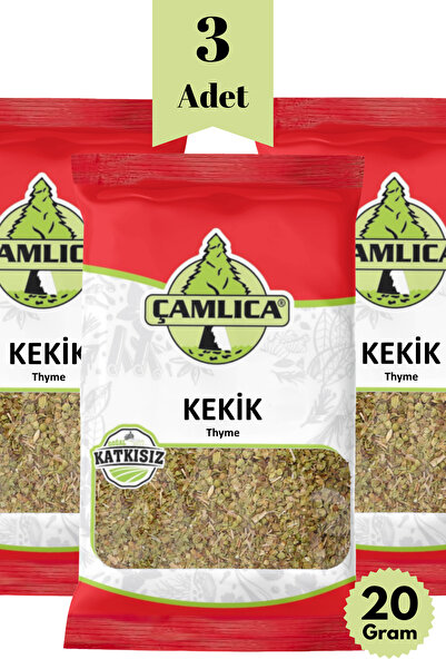 Çamlıca Baharat Kekik 20 Gr. 3 Tane 20 gr.