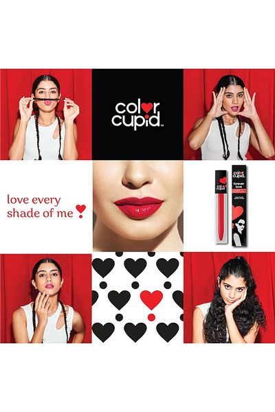 Color Cupid Liq Lipstick Long Stay Red LL1 4ml