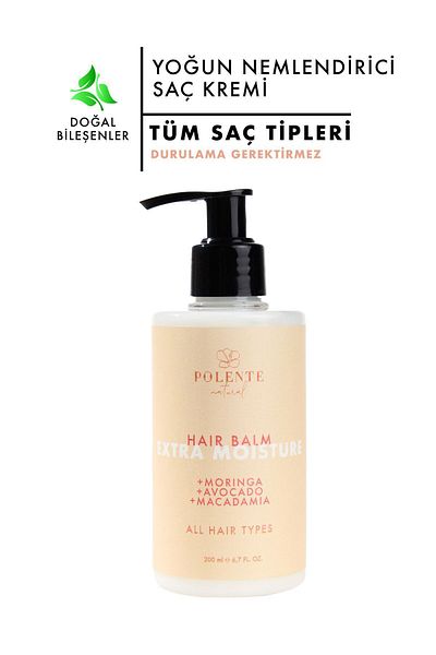 Polente Natural 200 ML Intensive Moisturizing Conditioner - All Hair Types