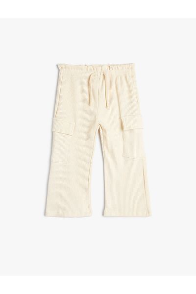 Koton Sweatpants Pocket Detailed Tie Waist Cotton