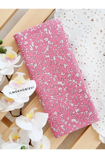 ilmekhobievi Poplin Fabric Soft Floral Pattern 100% Cotton 50X170Cm (1Pcs)