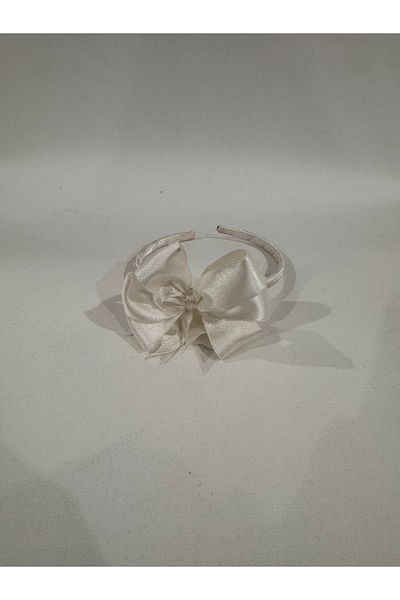 LİYACA Cream Maternity Crown with Satin Bow - 1 Piece