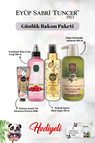 Eyüp Sabri Tuncer The Adventure Dream Krem,Vücut Spreyi Warm Sugar, Zeytinyağ...