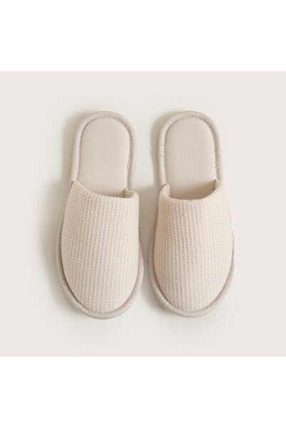 Chakra Little Basic Unisex Terlik Bej